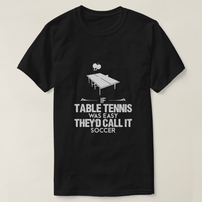 Camiseta Diseño divertido de tenis de mesa para regalo 2 (Diseño del anverso)
