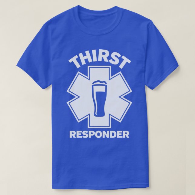 Camiseta Diseño divertido de Thirder Responder para las ofe (Diseño del anverso)