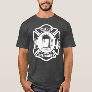 Camiseta Diseño divertido de Thirder Responder para las ofe