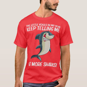 Camiseta Diseño divertido de tiburones para hombres mujeres
