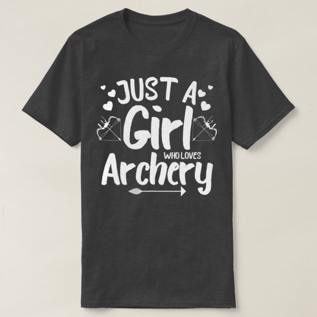 Camiseta Diseño divertido de tiro con arco para Chicas muje (Diseño del anverso)