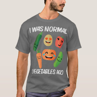 Camiseta Diseño divertido de verduras para la vida saludabl