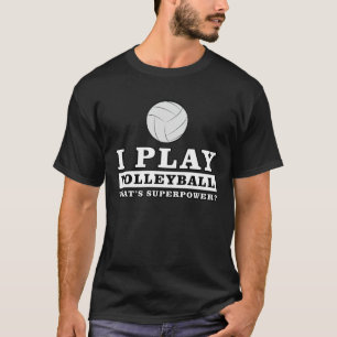 Camiseta Diseño Divertido de Voleibol