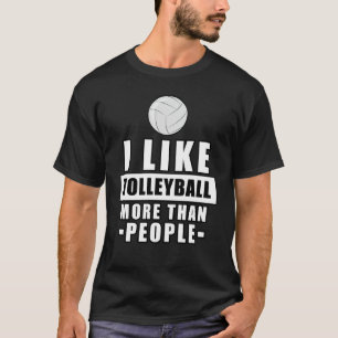 Camiseta Diseño divertido de voleibol