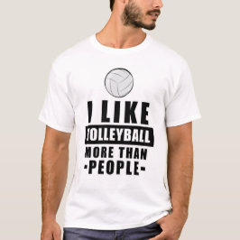 Camiseta Diseño divertido de voleibol
