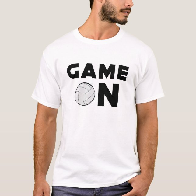 Camiseta Diseño divertido de voleibol (Anverso)