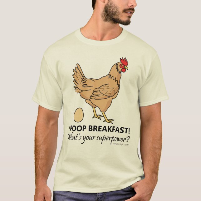 Camiseta Diseño divertido del desayuno de los impulsos del (Anverso)