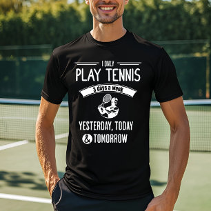Camiseta Diseño divertido del jugador de tenis