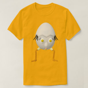 Camiseta Diseño divertido del personaje de huevo RG y RA