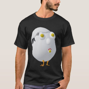 Camiseta Diseño divertido del personaje de huevo RG y RA