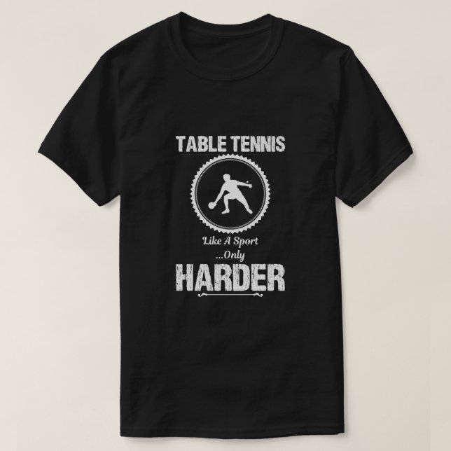 Camiseta Diseño divertido del tenis de mesa para regalo 18 (Diseño del anverso)