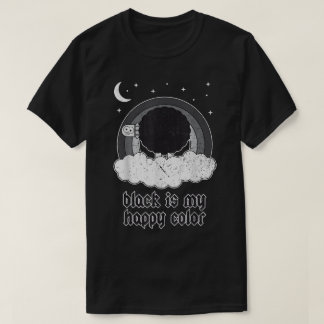 Camiseta Diseño divertido gótico de oveja negra
