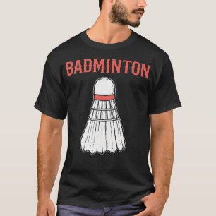 Camiseta Diseño divertido icónico de volante de bádminton