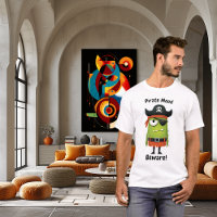 Diseño Divertido Original Pirata Verde Gracioso Hu
