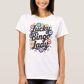 Camiseta Diseño divertido para amantes del bingo - Regalo p
