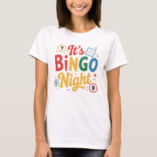 Camiseta Diseño divertido para amantes del bingo – Regalo p