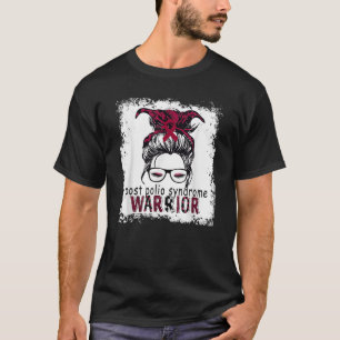 Camiseta diseño divertido para el guerrero de la polio