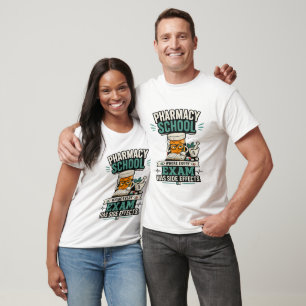 Camiseta Diseño divertido para estudiantes de farmacia