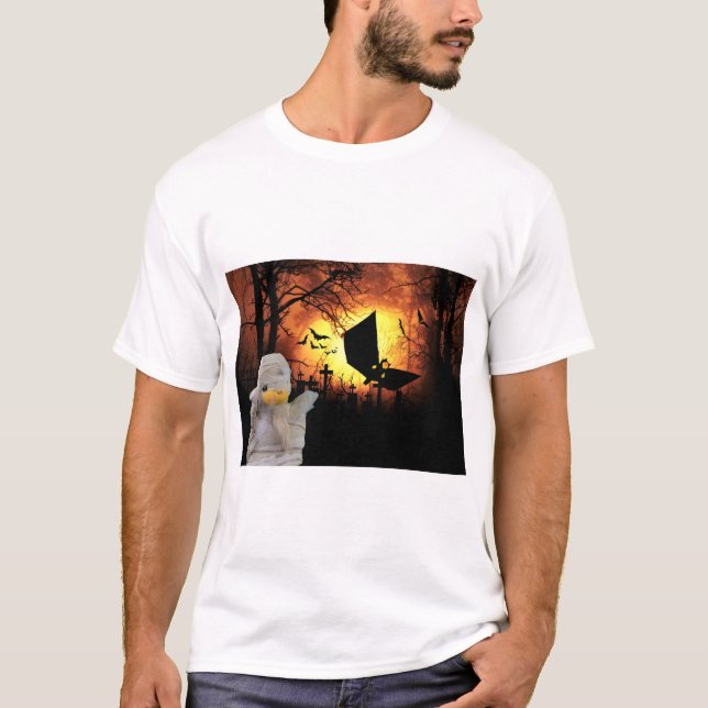 Camiseta Diseño divertido para Halloween (Anverso)