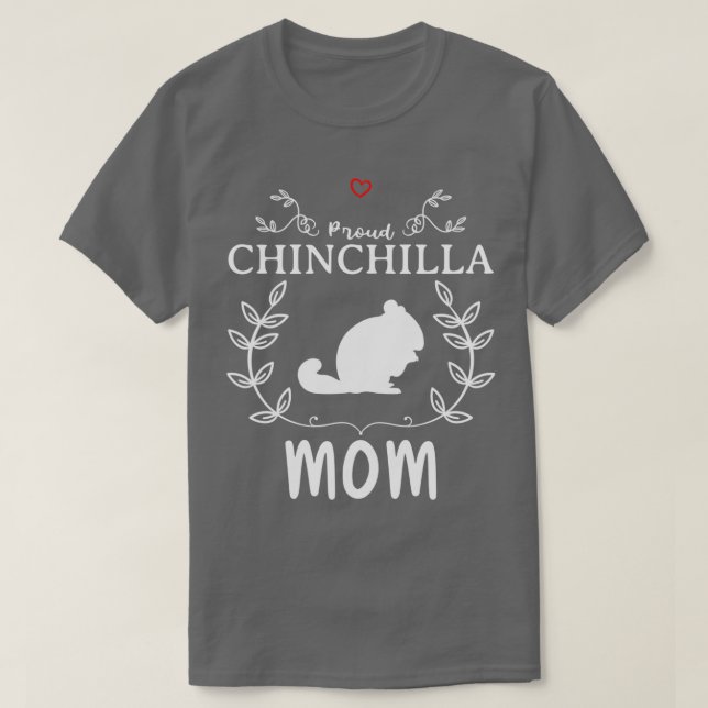 Camiseta Diseño divertido para regalo 1 de Chinchilla Mom (Diseño del anverso)