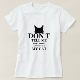 Camiseta diseño divertido para texto de gato Contorno jug