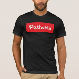 Camiseta Diseño divertido patético del cuadrado de la