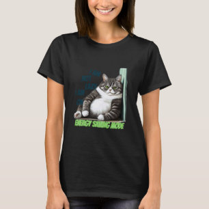 Camiseta diseño divertido sarcástico animal irónico gato 1