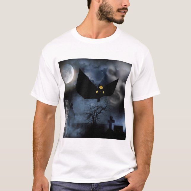 Camiseta Diseño divertido y espeluznante para Halloween (Anverso)