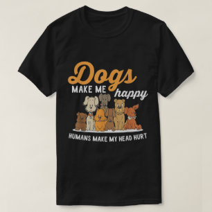 Camiseta Diseño Divertidos Perros Me Feligran
