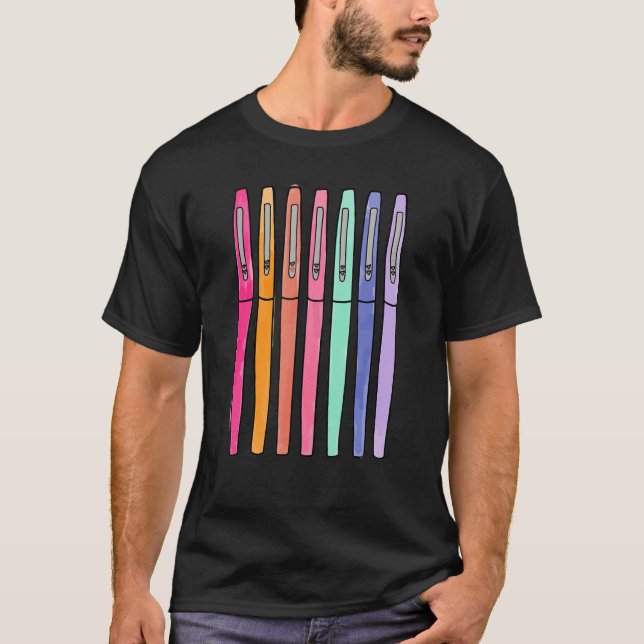Camiseta Diseño docente de Flair Pens (Anverso)
