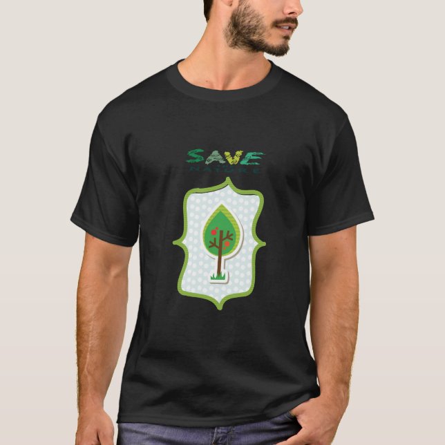 Camiseta Diseño ecológico y ecológico (Anverso)