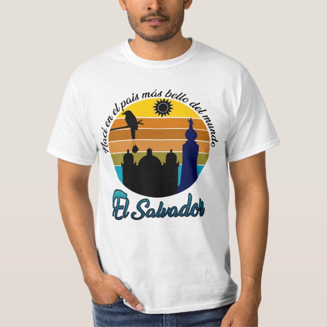 CAMISETA DISEÑO EL SALVADOR (Anverso)