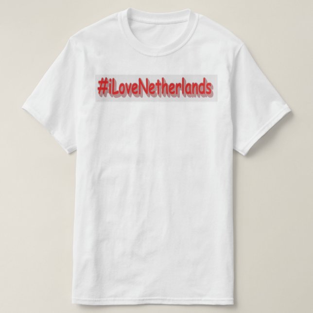 Camiseta Diseño elegante de "iLoveNetherlands". ¡Hazte con  (Diseño del anverso)