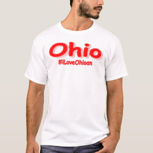 Camiseta Diseño elegante de "iLoveOhioan". Comprar ahora