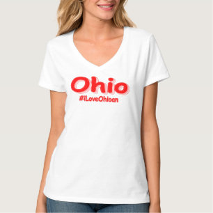 Camiseta Diseño elegante de "iLoveOhioan". Comprar ahora