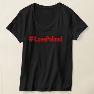 Camiseta Diseño elegante de "iLovePoland". Comprar ahora