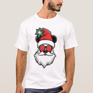 Camiseta Diseño elegante de Santa Claus para las tendencias
