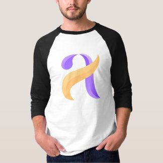 Camiseta Diseño elegante, letra "A", diseño número 4.