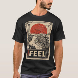 Camiseta Diseño emocional del paisaje de la naturaleza