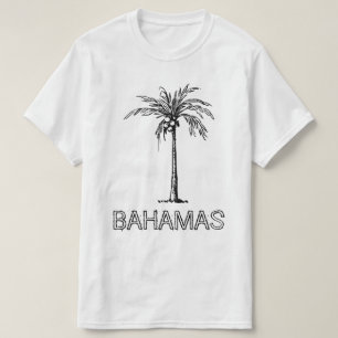 Camiseta Diseño en blanco y negro de los cocoteros de las B