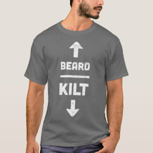 Camiseta Diseño escocés Beard amp Kilt