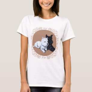 Camiseta Diseño escocés de territorios y occidentales