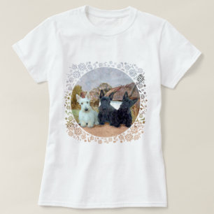 Camiseta Diseño escocés del tartán territorial