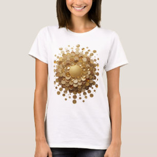 Camiseta Diseño ESFERA DORADA Witty Gold