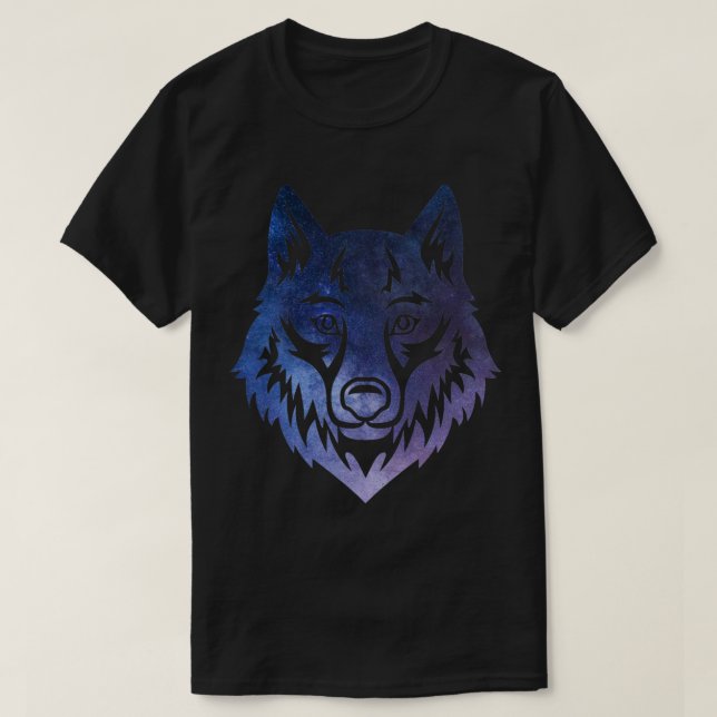Camiseta Diseño espacial Sigma Wolf (Diseño del anverso)