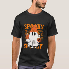 Camiseta Diseño espeluznante de café de Halloween