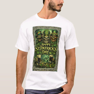 Camiseta Diseño espeluznante y oscuro del día de San Patric