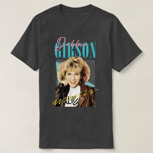 Camiseta Diseño estético con estilo de Debbie Gibson 80 (Diseño del anverso)
