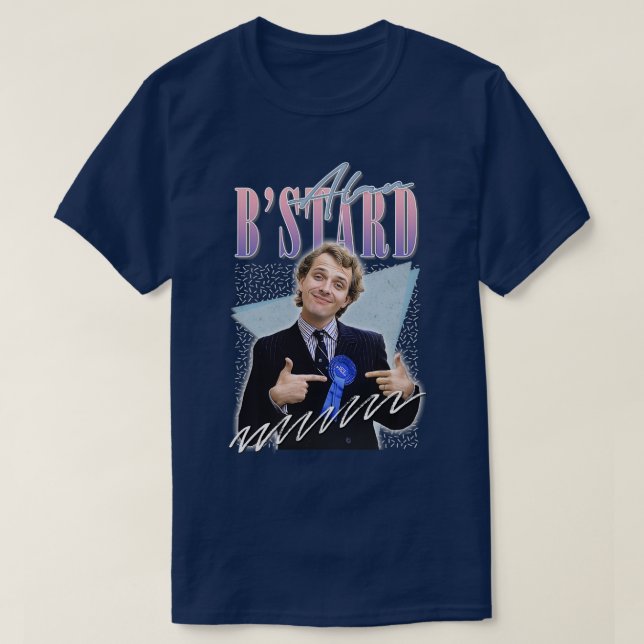 Camiseta Diseño estético de Alan BStard 80 (Diseño del anverso)