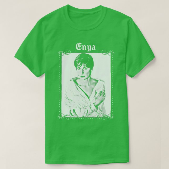 Camiseta Diseño estético de Enya Retro (Diseño del anverso)